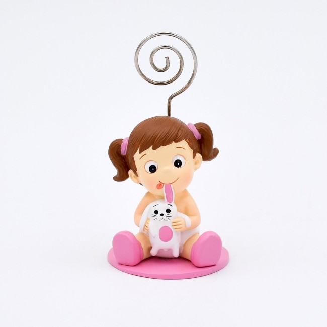 Niña Animalitos Sujeta Tarjetas S/2