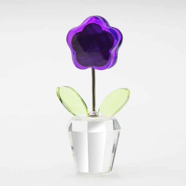 Sujeta Notas Cristal Flor Surtido