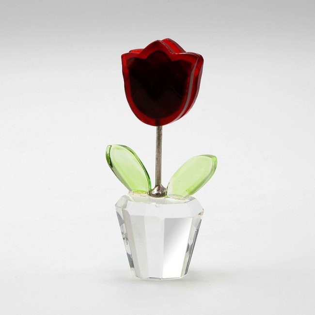 Sujeta Notas Cristal Flor Surtido