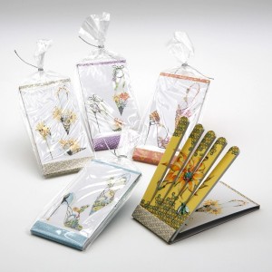 Set 5 Limas Estampado Flores