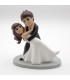 Figura para tarta novios bailando