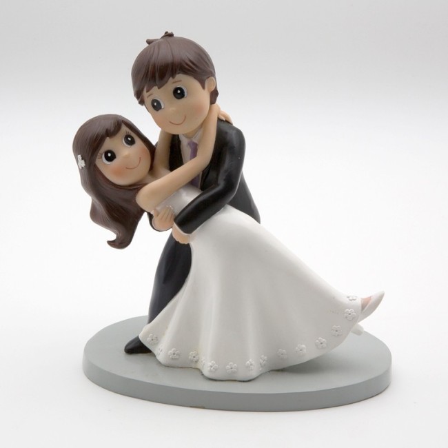 Figura para tarta novios bailando