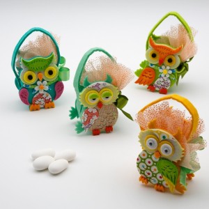 Bolsa Búho Fieltro con Peladillas