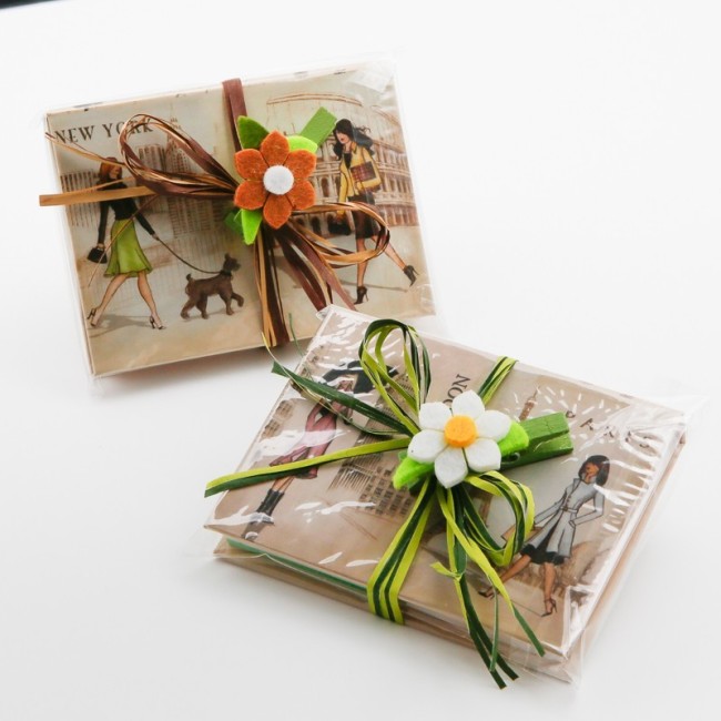 Libreta Notas y Hojas Auto-adhesivas con Lazo