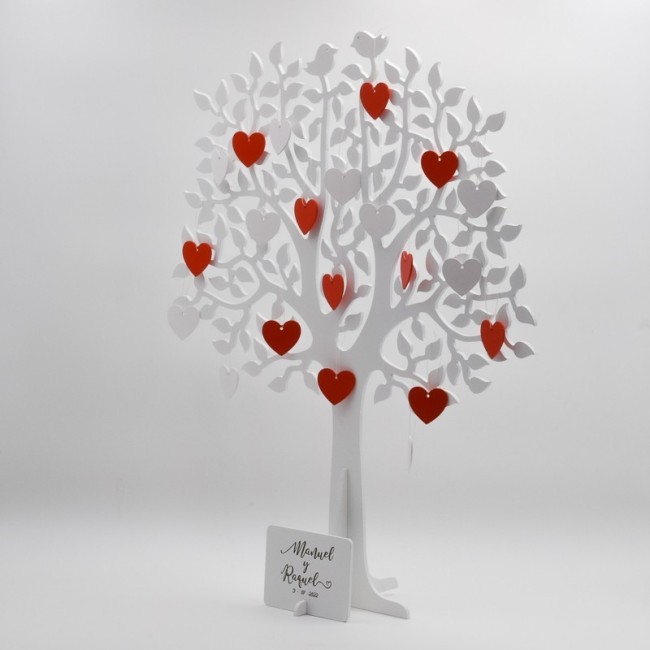 Árbol de deseos personalizado para boda, bautizo o evento
