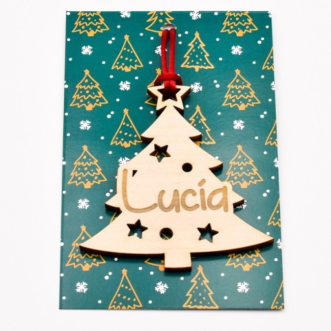 Adorno en forma de abeto