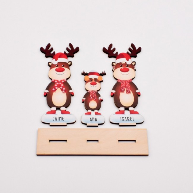 Renos Navidad con nombre personalizado