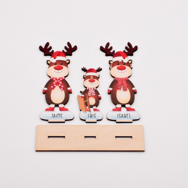 Adorno Navidad personalizado familiar