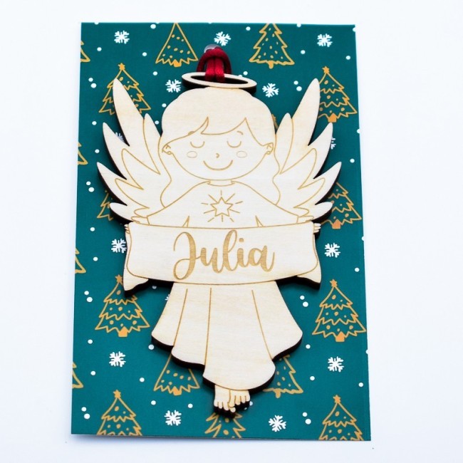 Adorno Navidad Ángel niña