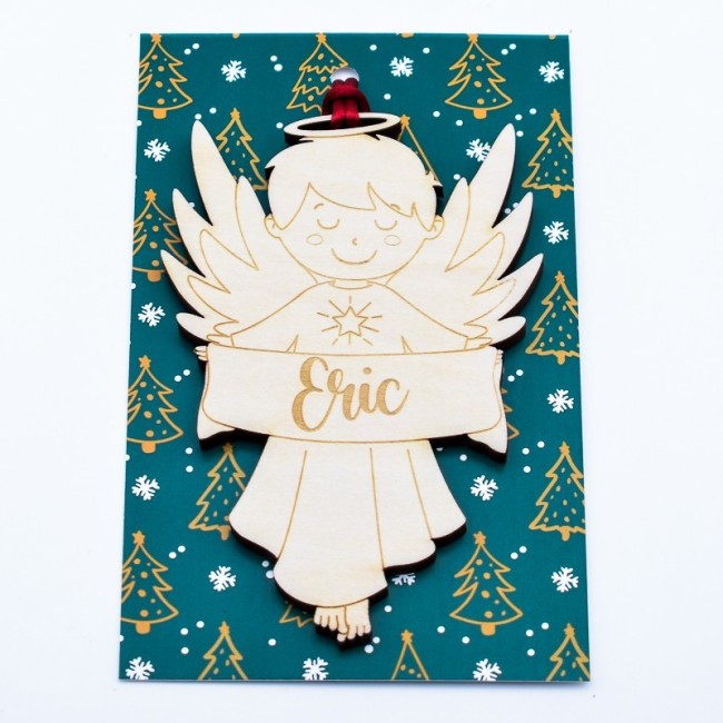 Regalar adorno navidad ángel