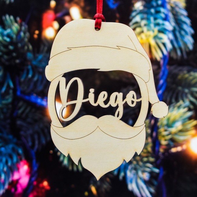 Adorno de Navidad Personalizado Papá Noel