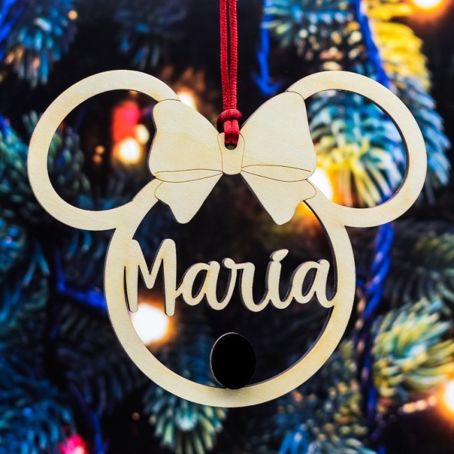 decoración navideña Disney personalizada