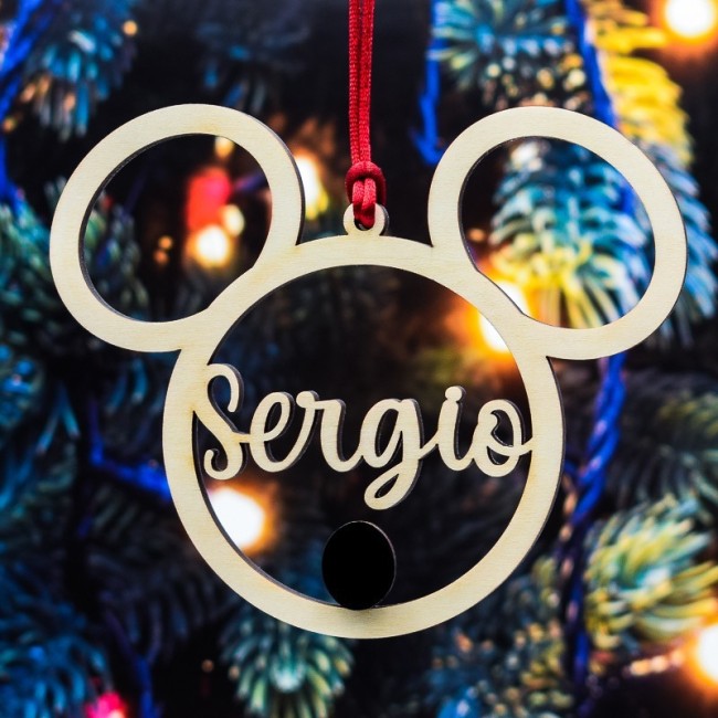 Bola de Navidad Personalizada Mickey Mouse