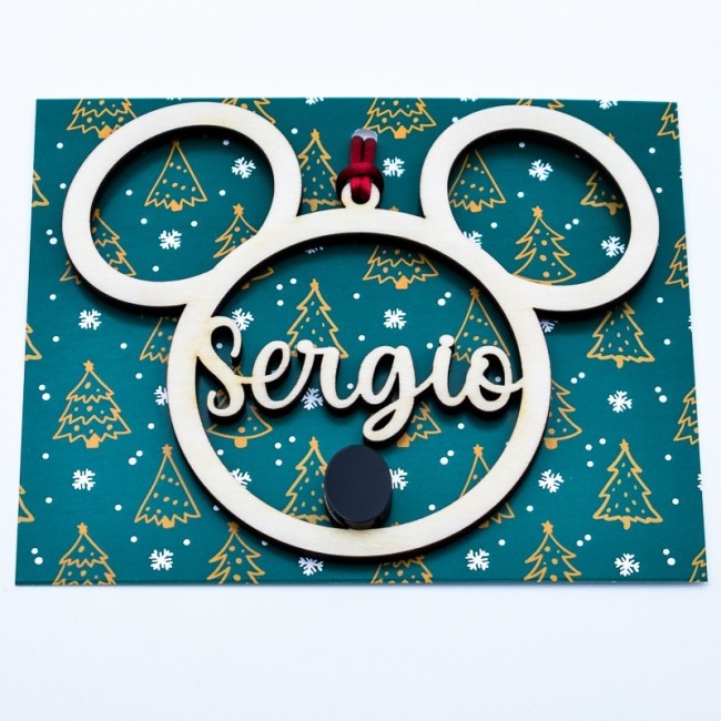 bola de Navidad Disney Mickey personalizada