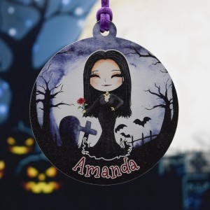 Adorno morticia addams