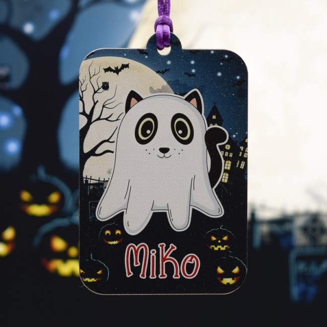 Adorno gato fantasma