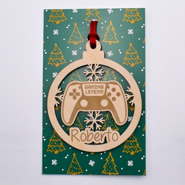 bola personalizada navidad mando ps5