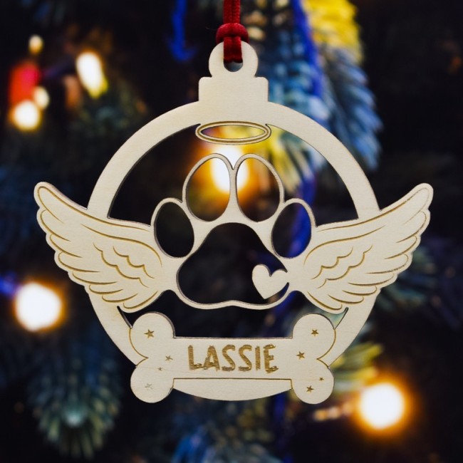 Bola de Navidad Personalizada en Homenaje a Mascotas