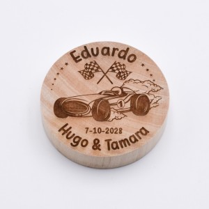 Abrebotellas Madera Coche Boda Personalizado