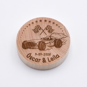 Abrebotellas Madera Boda Coche Personalizado
