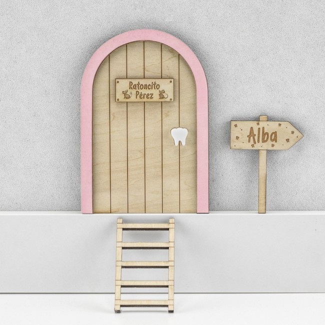 Set Puerta Ratoncito Pérez Rosa