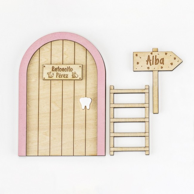 Set Puerta Ratoncito Pérez Rosa