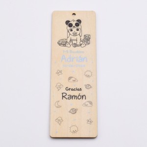 Marcapáginas Niño Bautizo Panda Personalizado