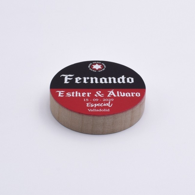 Abrebotellas imán cerveza invitado localidad