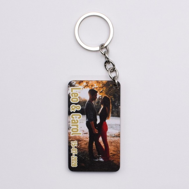 Llavero foto personalizado vertical