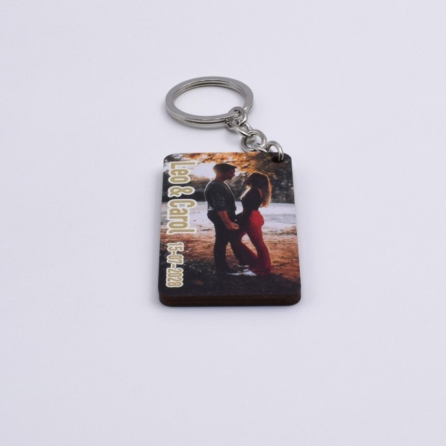 Llavero foto personalizado vertical
