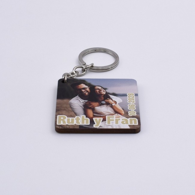 Llavero foto personalizado pareja