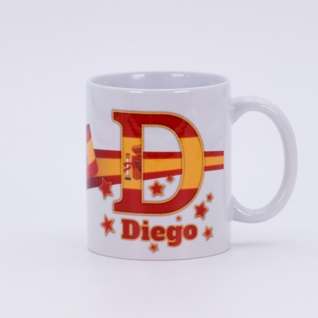 Taza personalizada con bandera de España