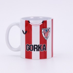 Diseño camiseta Athletic Bilbao en taza