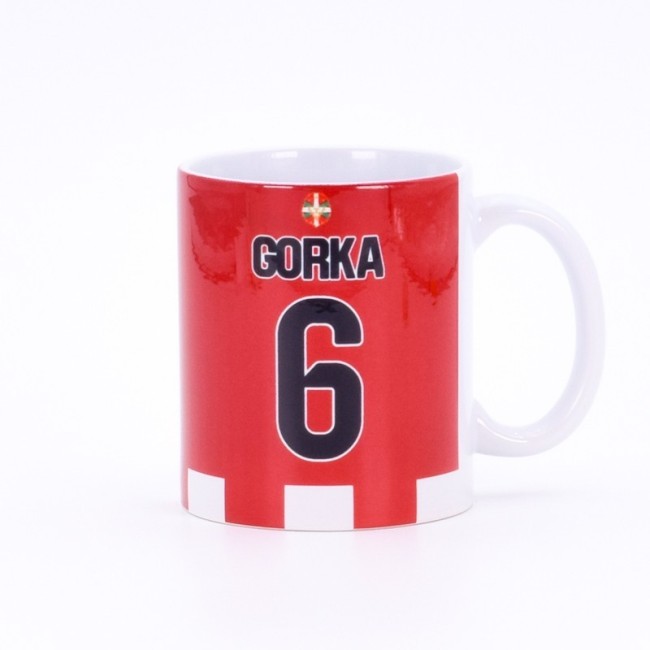Taza cerámica Athletic con nombre