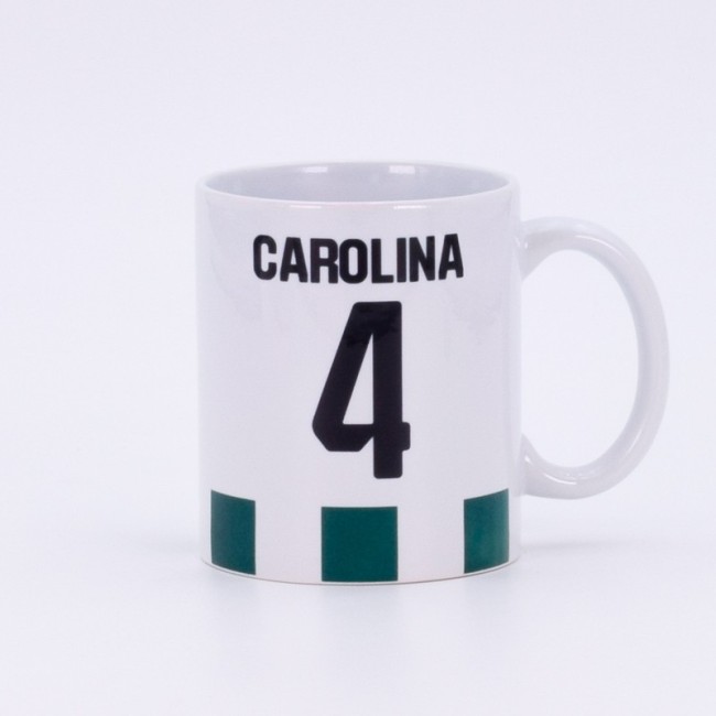 Taza Betis personalizada con nombre en negro