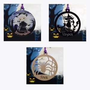 Adorno de Halloween Personalizado Bruja