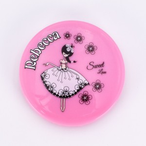 Espejo doble con diseño de bailarina personalizado para tu evento