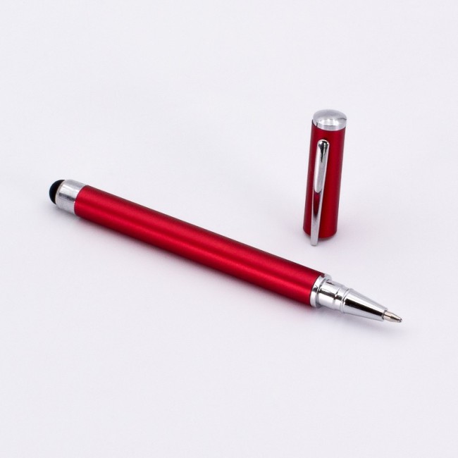 Bolígrafo con puntero en cinco colores, práctico y moderno