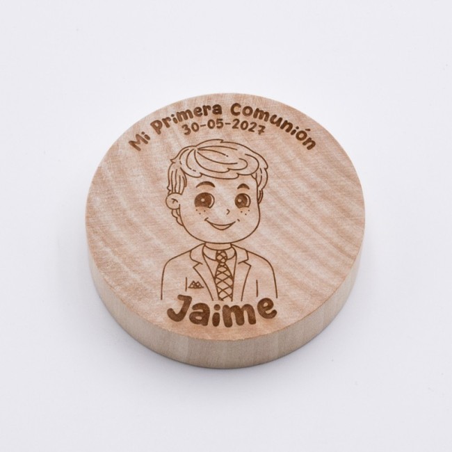 Abrebotellas para comunión personalizado niño con traje
