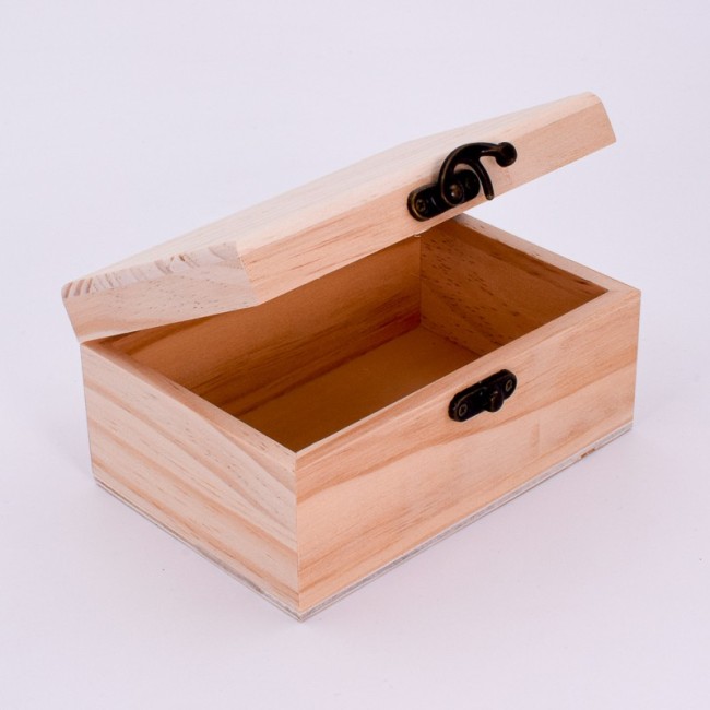 Caja de madera personalizada con ilustración balón de fútbol