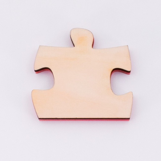 Detalle de letra puzzle parte trasera