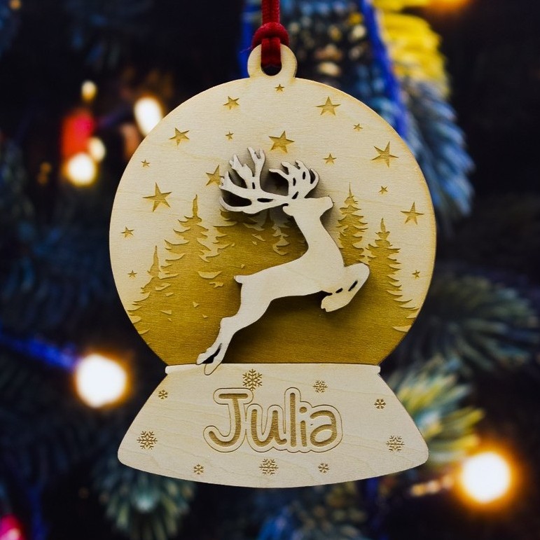 regalo empresa bola personalizada navidad